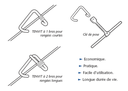 TENDEUR TENVIT DIAM. 6 MM + 1 CLÉ NOUVEAU MODELE, GALVA PAR 100